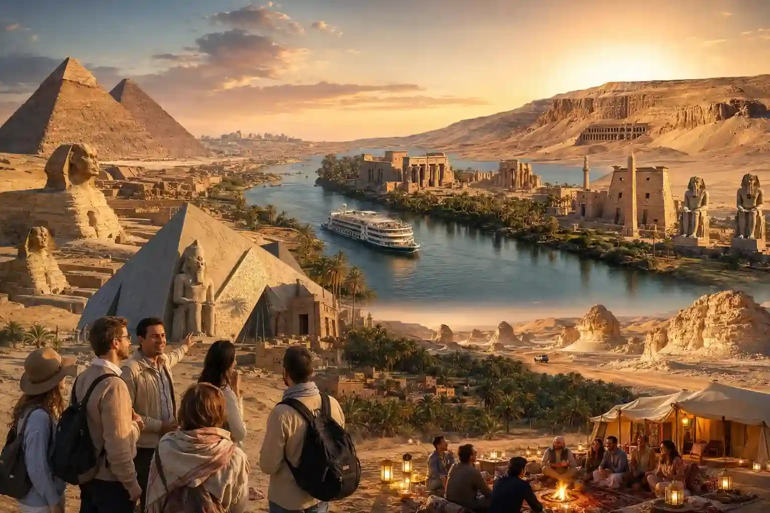 13 Days Cairo, Nile Cruise & Bahariya Oasis Christmas Holiday Package