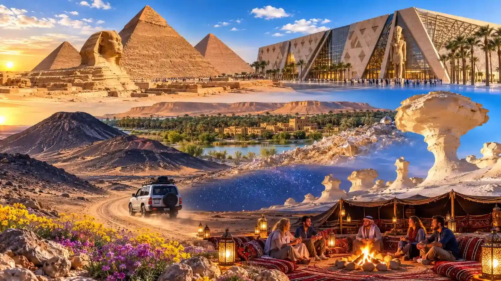 6 Days Egypt Easter Cairo & White Desert Adventure Package