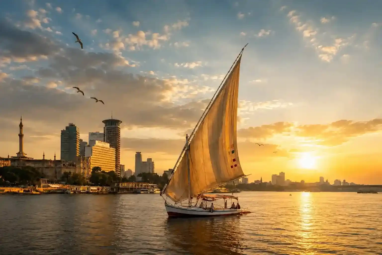 Private Nile Felucca Ride in Cairo