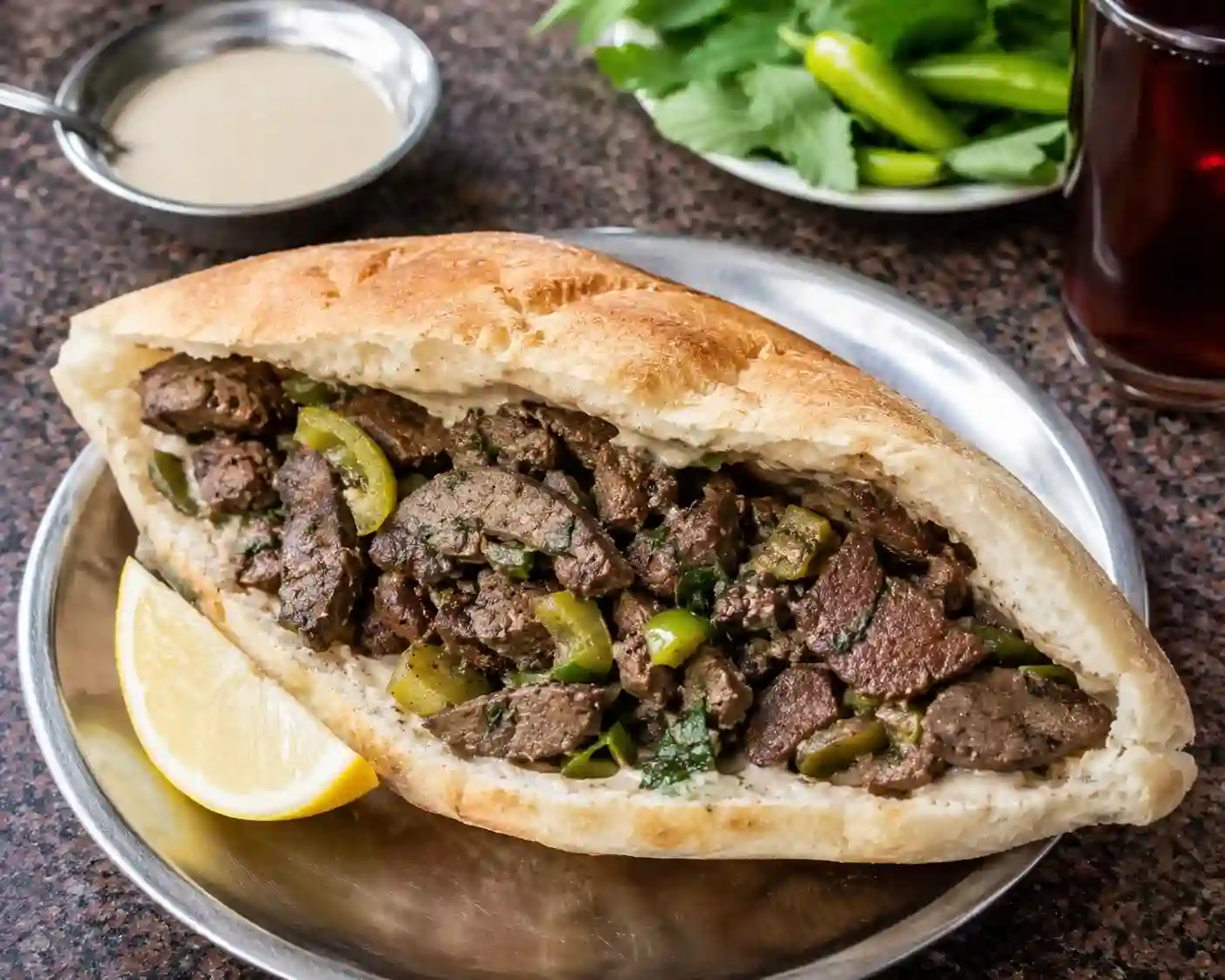 Alexandrian Kebda (Beef Liver) 