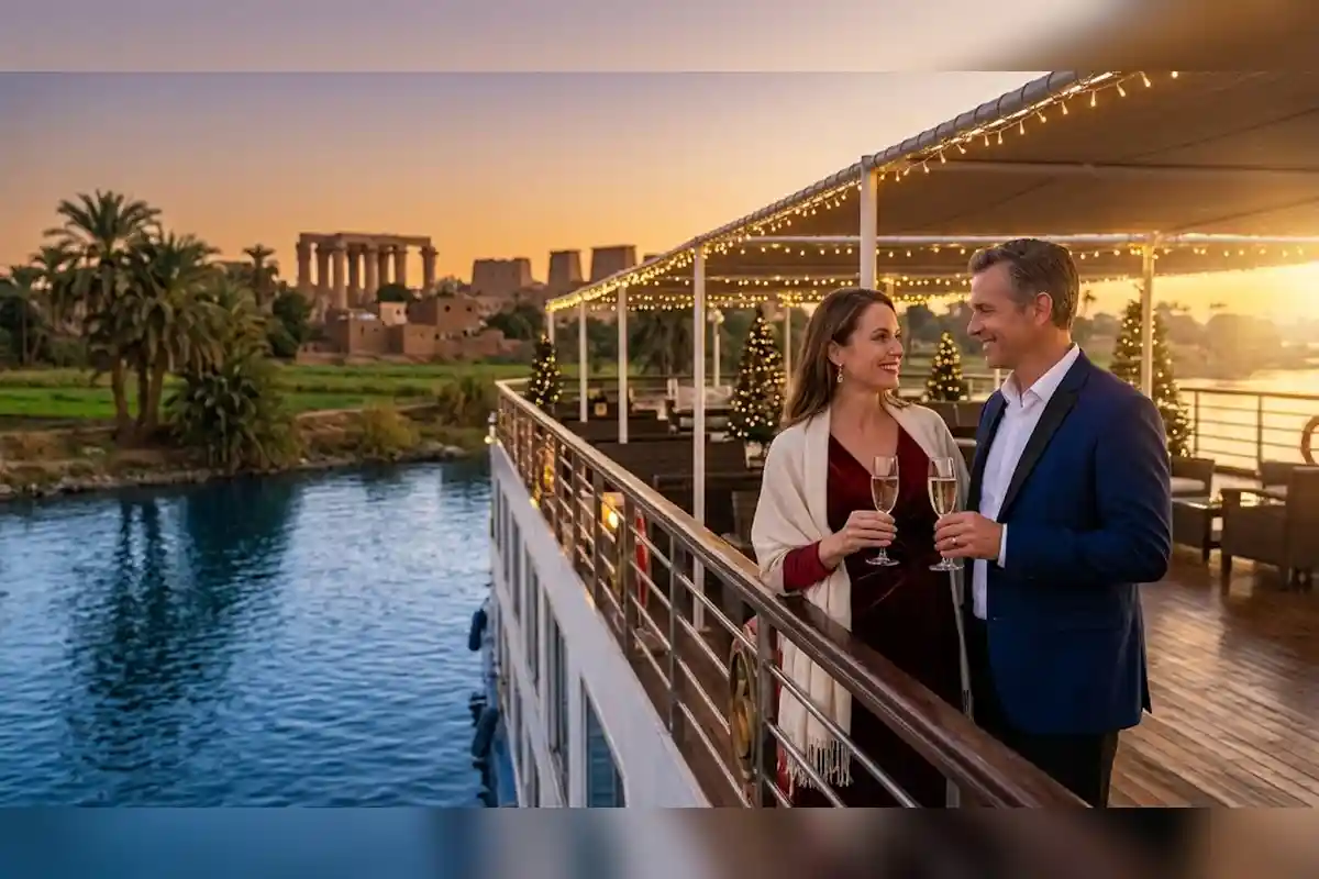 Celebrating Christmas and New Year on the Nile